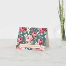 Roses Roses Roses en rose vintage sur fond bleu pr