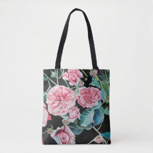 Roses roses Roses fleurs florales aquarelle Sac fo