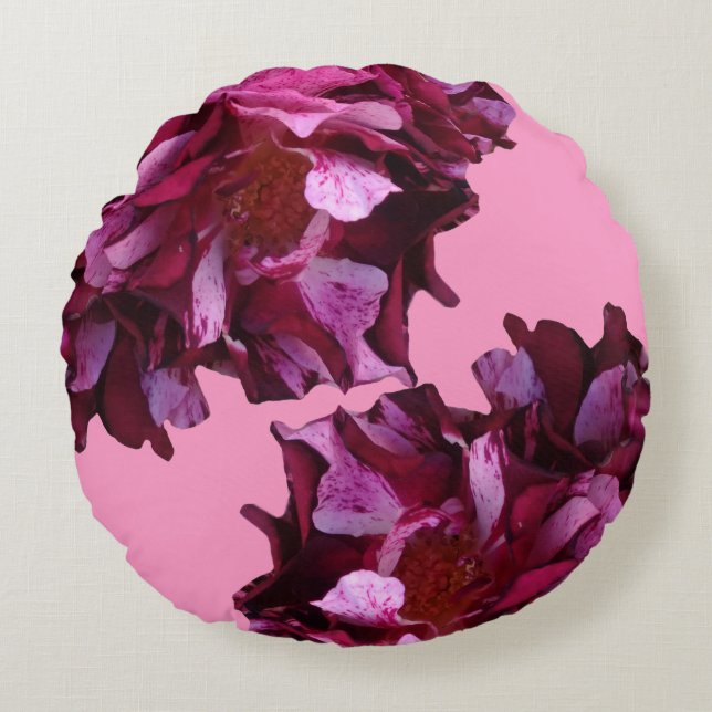 Roses roses roses Photo Coussin rond (Devant)