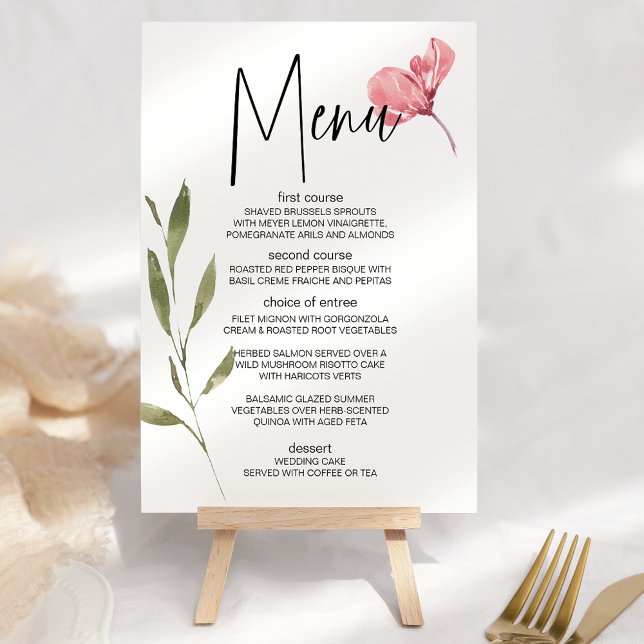 Roses Roses Roses Rose Flore Romantique Menu Maria (Créateur téléchargé)