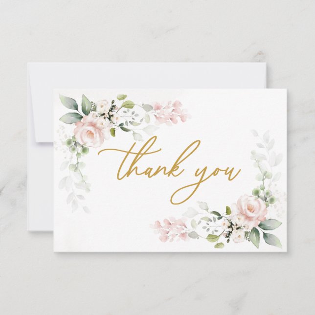 Roses roses Roses Roses Roses Baby shower Merci (Devant)