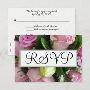 Roses roses roses RSVP de mariage