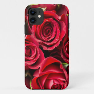 Roses rouges coque iphone dur