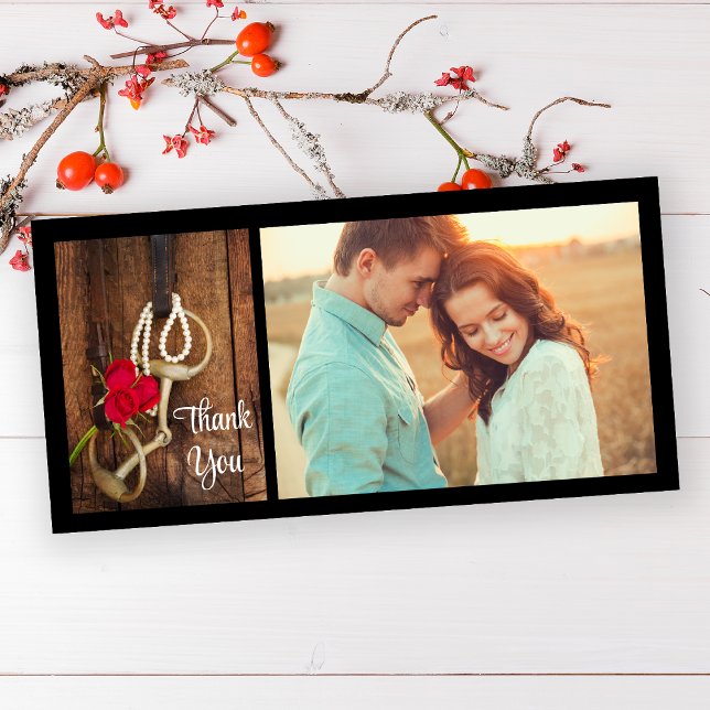 Roses rouges et Cheval Bit Merci Mariage occidenta (Créateur téléchargé)