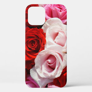 Roses rouges et roses iPhone 12 Coque