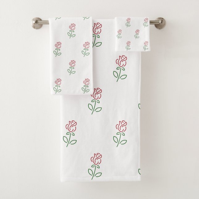 Roses Rouges, Motif De Roses, Fleurs (En situation)