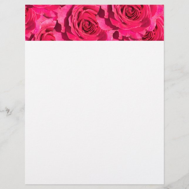 Roses rouges motif floral (Devant)