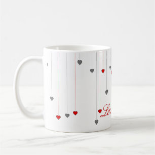 Roses rouges ... mug à thé anglais