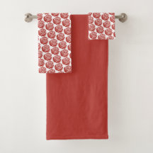 Roses rouges - Serviette