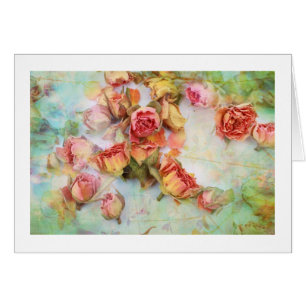 Roses secs sur le cru vert