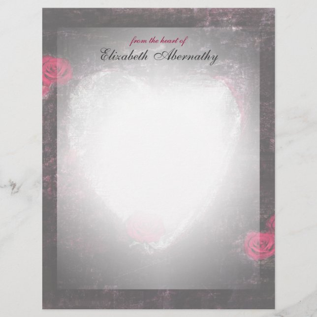 Roses sombres et élégants (Devant)