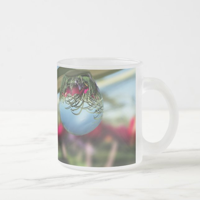 Roses sur Raindrops Mug (Droit)