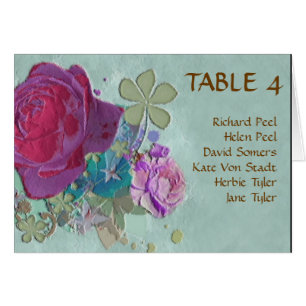 Roses vintages épousant l'allocation des places de