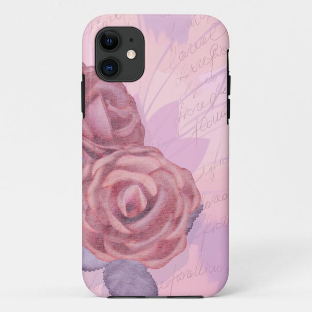roses vintages, iPhone 5 coque (Dos)