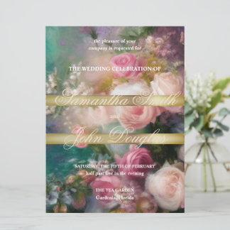 Roses vintages Peints Dans Un Style Néerlandais An