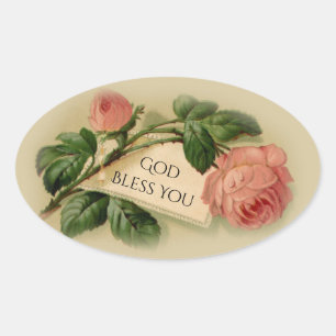 Roses Vintages roses avec étiquette pour le texte