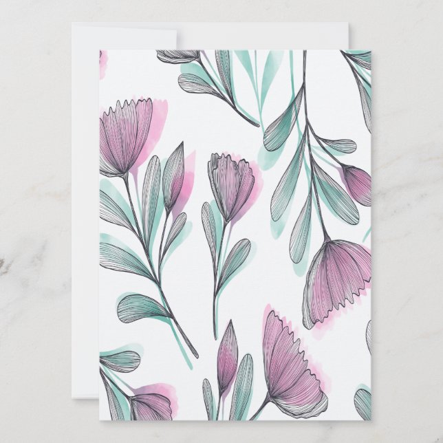 Roses violets (Devant)