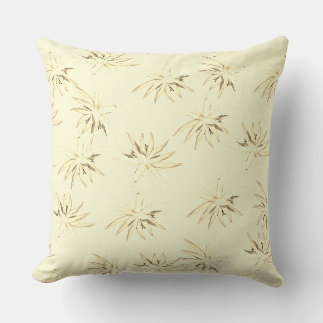 Rosette Agave - Oreiller à lancer de sable (Recto)