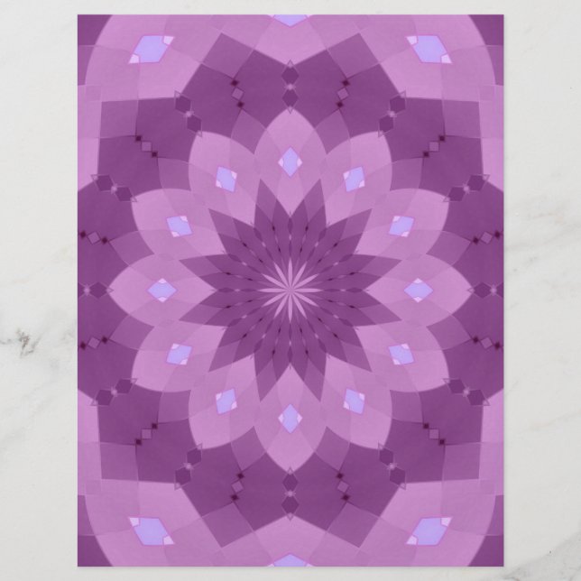 Rosette Violet et Rose (Devant)