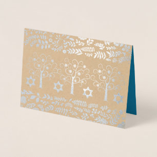 Rosh Hashanah Party Véritables Invitations Foil