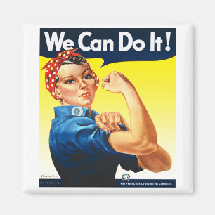 Rosie le aimant du réfrigérateur Riveter