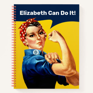 Rosie le Riveter CARNET Personnaliser