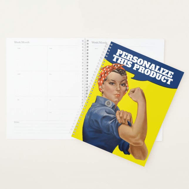 Rosie le Riveter facile à personnaliser (Devant avec enveloppe)