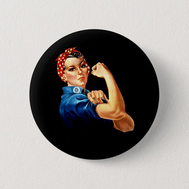 Rosie le Riveter - Nous pouvons le faire! Badge (Devant)