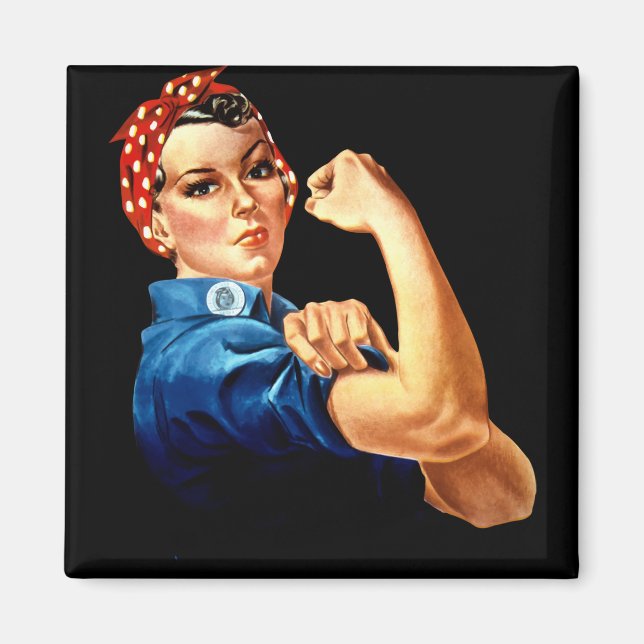Rosie le Riveter - Nous pouvons le faire! Magnet (Devant)