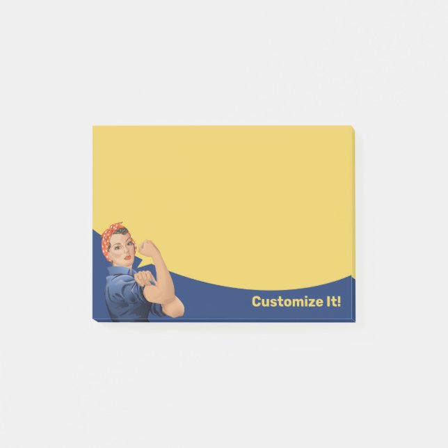 Rosie le Riveter Post-it Notes (Devant)