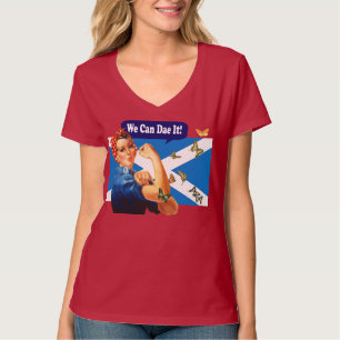 Rosie le T-shirt écossais de l'indépendance de