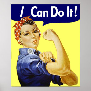 Rosie Riveter - Je peux le faire Poster