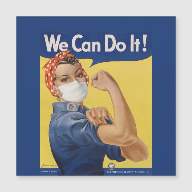 Rosie The Riveter Dit : "Nous Pouvons Le Faire !" (Devant)