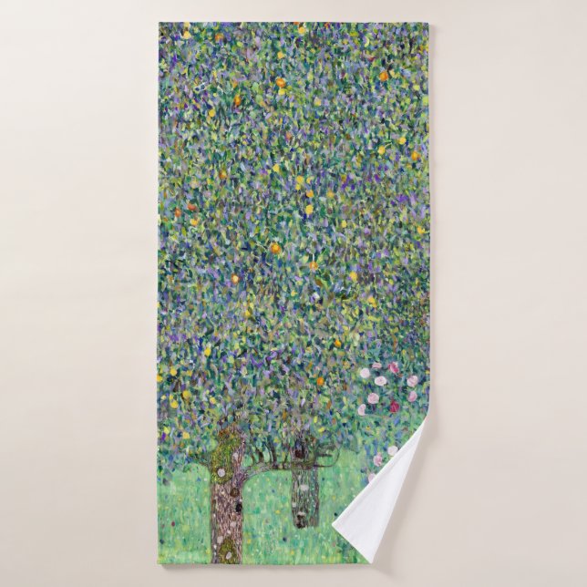 Rosiers Sous Les Arbres, Gustav Klimt (Serviette de bain)