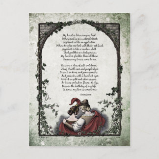 Rossetti "Amour" Carte Postale Victorienne