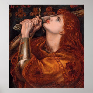 Rossetti Joan de Arc CC0762 Poster Semi-Gloss