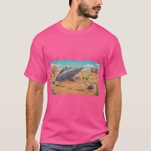 Roswell Hitchhiking Alien Area 51 T-Shirt