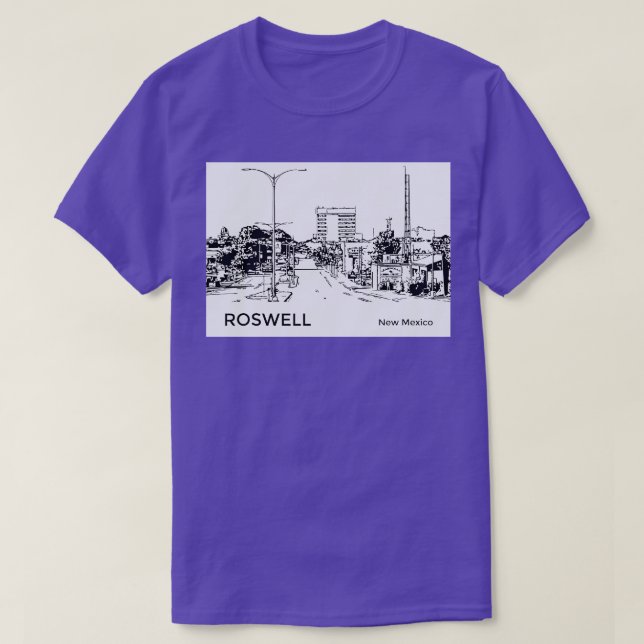 Roswell Nouveau-Mexique TShirt (Design devant)