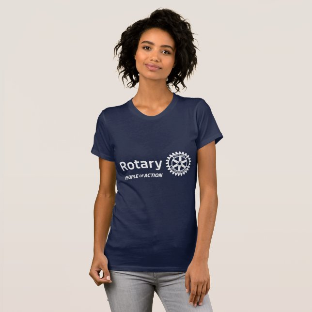 Rotariens au travail - T-shirt couleurs foncées (Devant entier)