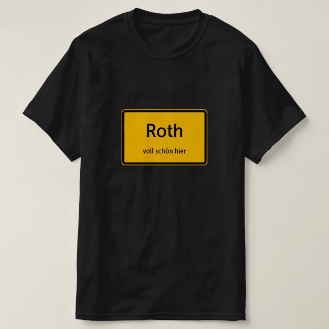 Roth Herren T-Shirt Tshirt Chemise (Design devant)