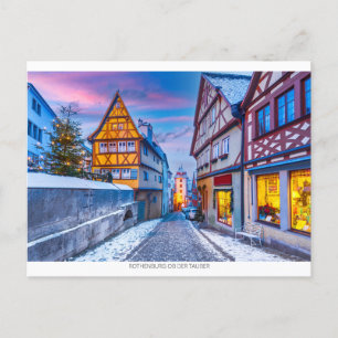 Rothenburg ob der Tauber, Carte postale de vacance