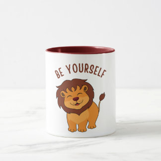 "Rôtissez avec fierté : Soyez vous-même Lion Mug p