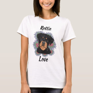 Rottie Love Rottweiler Women’s T-Shirt | Cute Dog