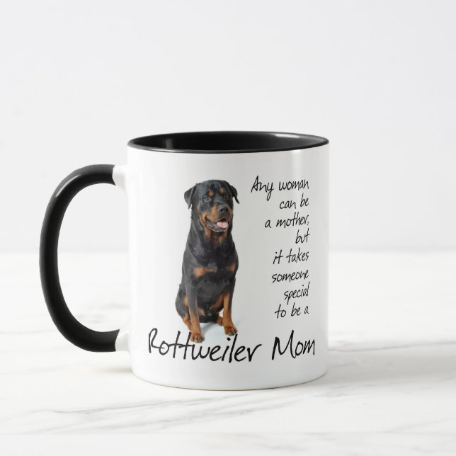 Rottie Mom Mug (Gauche)