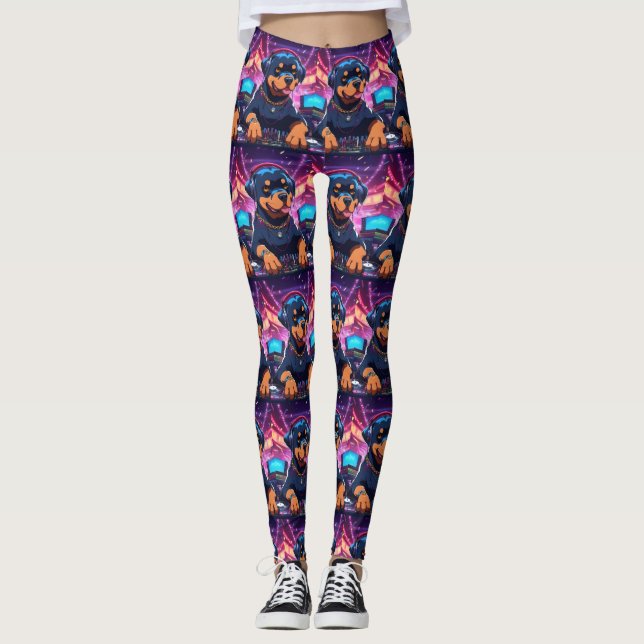 Rottweiler Djing Leggings 5 (Devant)