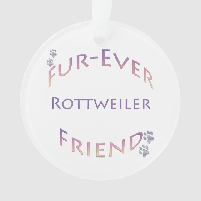 Rottweiler Furever Friend (devant)
