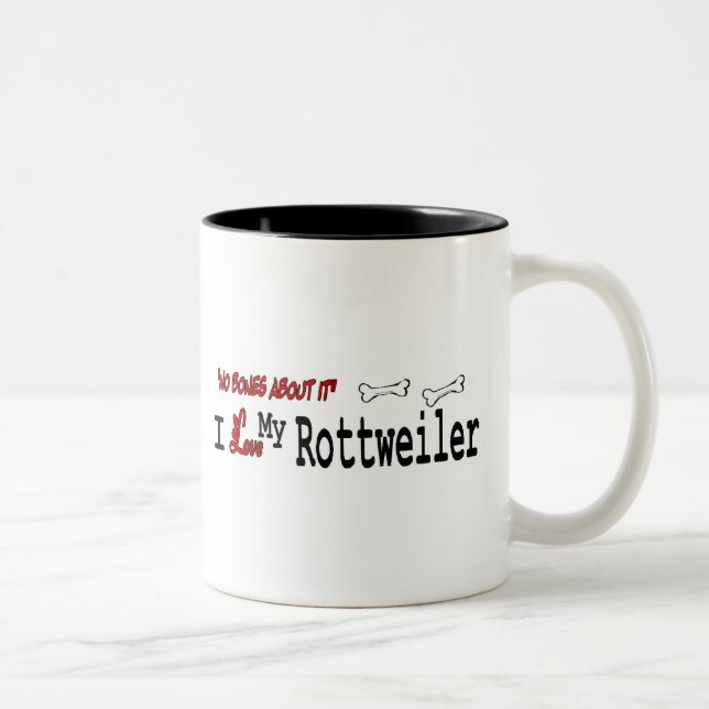 Rottweiler (I Love) Mug (Droit)