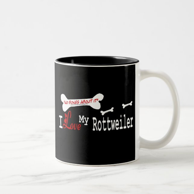 Rottweiler (I Love) Mug (Droit)