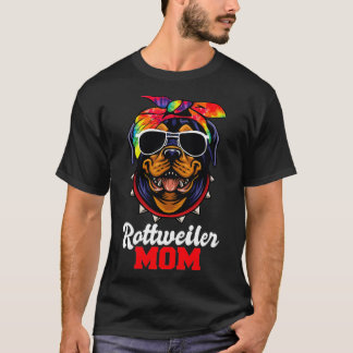 Rottweiler Maman Chien Tie Dye Pullover