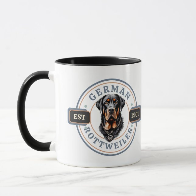 Rottweiler Mug (Gauche)